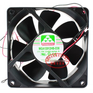 MAGIC MGA12012HB-O38 MGA12012HB-038 12V 0.42A 2wires cooling fan