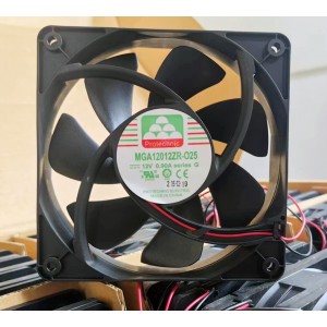 Protechnic MGA12012ZR-O25 MGA12012ZR-025 12V 0.90A 2wires Cooling Fan