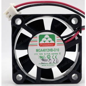 MAGIC MGA4012HB-O10 MGA4012HB-010 12V 0.11A 2wires cooling fan