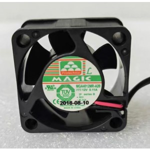 MAGIC MGA4012MR-A20 12V 0.11A 2 wires Cooling Fan