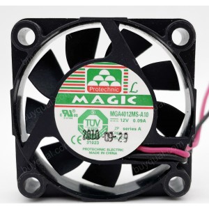 MAGIC MGA4012MS-A10 12V 0.08A 2wires cooling fan