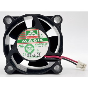 Magic MGA4012MS-A20 12V 0.11A 2wires Cooling Fan