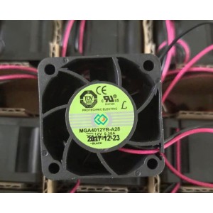 MAGIC MGA4012YB-A28 12V 0.38A 2wires cooling fan