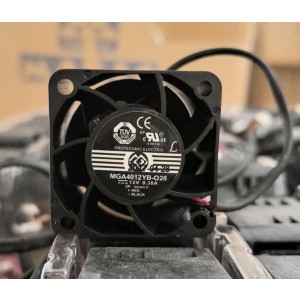 MAGIC MGA4012YB-O28 12V 0.38A 2wires cooling fan