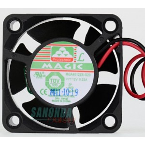 MAGIC MGA4012ZB-O20 MGA4012ZB-020 12V 0.22A 2wires cooling fan