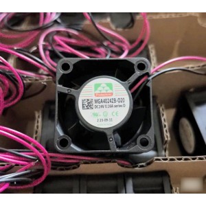 MAGIC MGA4024ZB-O20 MGA4024ZB-020 24V 0.16A 2wires Cooling Fan 