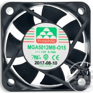 Magic MGA5012MB-O15 MGA5012MB-015 12V 0.10A 2 wires Cooling Fan