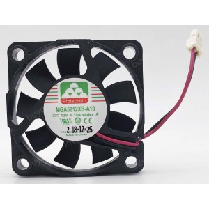 Protechnic MGA5012XB-A10 12V 0.19A 2wires Cooling Fan