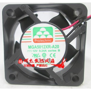MAGIC MGA5012XR-A20 12V 0.24A 2wires Cooling Fan