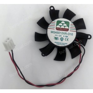 Magic MGA5012XR-O10 12V 0.1A 2wires VGA Cooling Fan