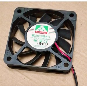 MAGIC MGA6012HB-A10 12V 0.17A 2 wires Cooling Fan