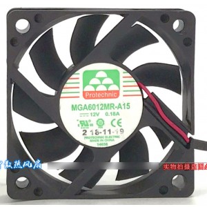 MAGIC MGA6012MR-A15 12V 0.18A 2wires Cooling Fan