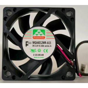 MAGIC MGA6012MR-A15 12V 0.18A 2wires Cooling Fan