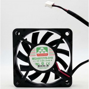 MAGIC MGA6012YB-O10 MGA6012YB-010 12V 0.30A 2wires cooling fan