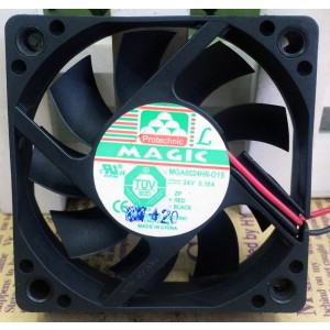 MAGIC MGA6024HR-015 MGA6024HR-O15 24V 0.16A 2wires Cooling Fan