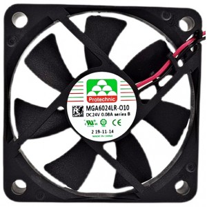 MAGIC MGA6024LR-010 MGA6024LR-O10 24V 0.08A 2wires Cooling Fan 