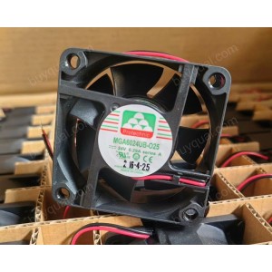 MAGIC MGA6024UB-O25 MGA6024UB-025 24V 0.29A 2wires Cooling Fan