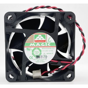 MAGIC MGA6024XB-O25 MGA6024XB-025 24V 0.17A 2wires cooling fan