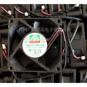 MAGIC MGA7012MR-A25 12V 0.17A 2wires cooling fan