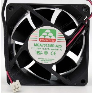 MAGIC MGA7012MR-A25 12V 0.17A 2wires cooling fan