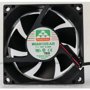 MAGIC MGA8012XS-A25 12V 0.39A 2wires cooling fan