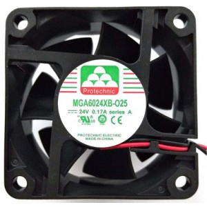 MAGIC MGA9224XB-O25 MGA9224XB-025 24V 0.22A 2wires Cooling Fan 
