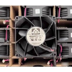 MAGIC MGA9224YB-O38 MGA9224YB-038 24V 0.70A 2wires Cooling Fan 