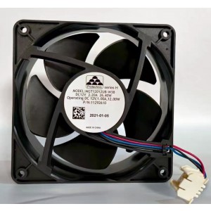 PROTECHNIC MGT12012UB-W38 12V 1A 3wires Cooling Fan
