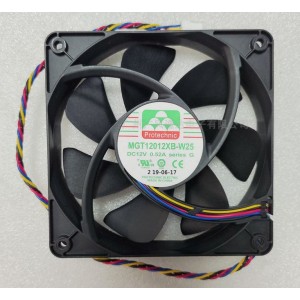 MAGIC MGT12012XB-W25 12V 0.52A 4wires cooling fan