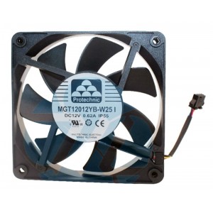 Protechnic MGT12012YB-W25 12V 0.62A 4wires Cooling Fan