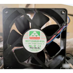MAGIC MGT12048UB-W38 48V 0.60A 4wires cooling fan