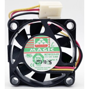 MAGIC MGT4012LR-A10 12V 0.08A 2wires Cooling Fan