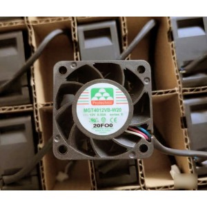MAGIC MGT4012VB-W20 12V 0.50A 4 wires Cooling Fan