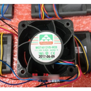 MAGIC MGT4012VB-W28 12V 0.80A 4wires cooling fan