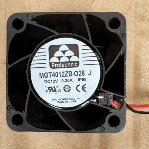 Protechnic MGT4012ZB-O28 12V 0.35A 3wires Cooling Fan 