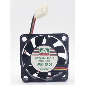 MAGIC MGT4024LB-O10 MGT4024LB-010 24V 0.06A 3wires Cooling Fan 