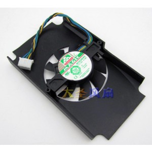 MAGIC MGT4512HR-W10 12V 0.12A 4wires Cooling Fan