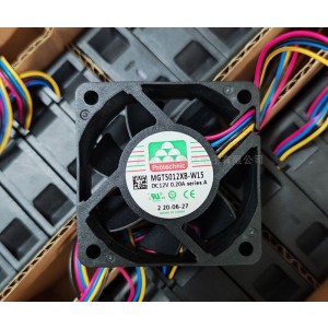 Protechnic MGT5012XB-W15 12V 0.2A 4wires Cooling Fan 