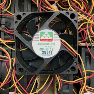 MAGIC MGT6012HB-R15 12V 0.23A 3wires Cooling Fan