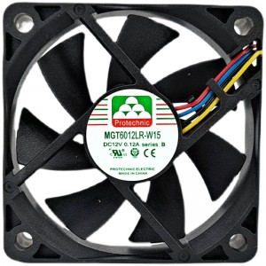 MAGIC MGT6012LR-W15 12V 0.12A 4wires Cooling Fan 