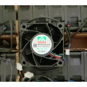 Protechnic MGT6012VB-W25 12V 0.9A 4wires Cooling Fan