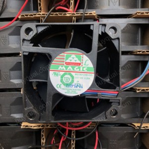 MAGIC MGT6012XB-025 MGT6012XB-O25 12V 0.2A 3wires Cooling Fan