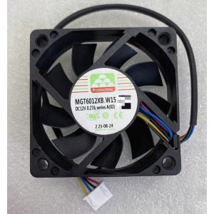 MAGIC MGT6012XB-W15 12V 0.27A 4wires Cooling Fan