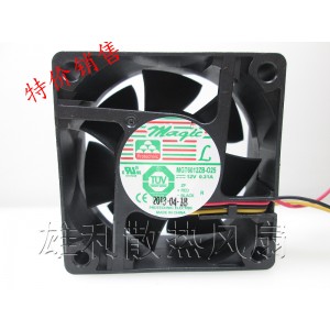 MAGIC MGT6012ZB-O25 MGT6012ZB-O25 12V 0.31A 3wires cooling fan