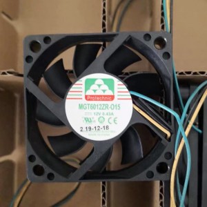 Protechnic MGT6012ZR-O15 MGT6012ZR-015 12V 0.43A 3wires Cooling Fan
