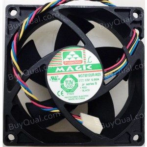 Magic MGT8012UR-W25 12V 0.66A 4wires Cooling Fan