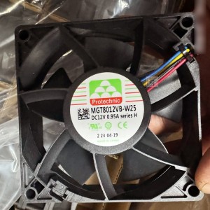 Protechnic MGT8012VB-W25 12V 0.95A 4wires Cooling Fan 