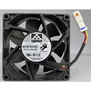 PROTECHNIC MGT8012XB-R25 12V 0.39A 3wires Cooling Fan