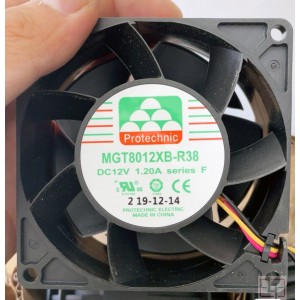 MAGIC MGT8012XB-R38 12V 1.20A 3 wires Cooling Fan