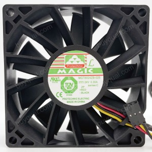 MAGIC MGT8024ZB-O25 MGT8024ZB-025 24V 0.3A 3wires Cooling Fan